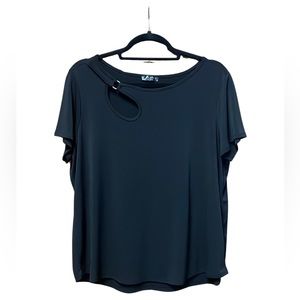 NWOT Ava James Blouse - Black - Size 1X